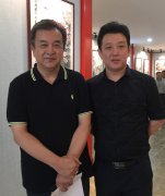 张和与中国著名小品表演艺术家黄宏老师合影